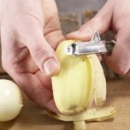 How to easily and quickly peel young potatoes: useful tips How to peel potatoes with a knife